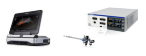 Arietta Prologue Portable Ultrasound machine; Olympus TURis unit